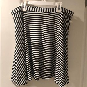 Black and white skirt